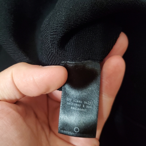 Rag & Bone Isla Knit Fit & Flare Skater Sweater Mini Skirt. Black. Size Medium - Picture 6 of 15